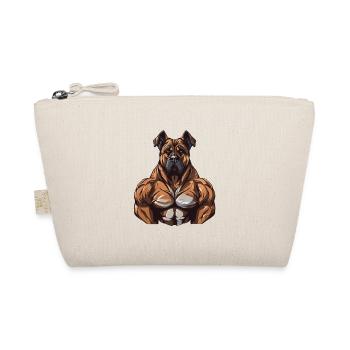 Hund Muskeln Workout Gym Martial Arts MMA - Bio-Täschchen - Natur - Vorne