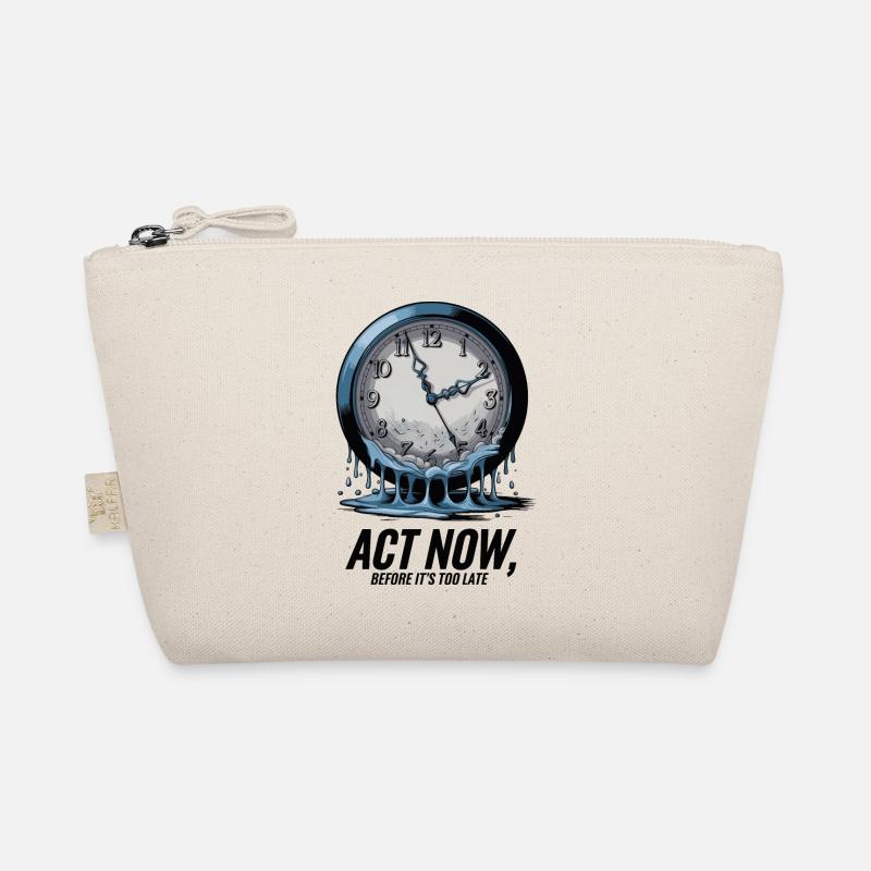 Melting Clock Act Now Conscience climatique Art Trousse biologique