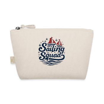 Sailing Squad – Maritime design for sailing fans - Organic Pouch - nature - Front