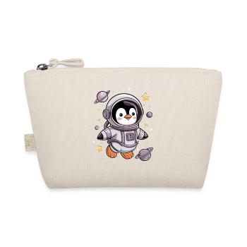 Niedlicher Pinguin Astronaut Im Weltraum - Bio-Täschchen - Natur - Vorne