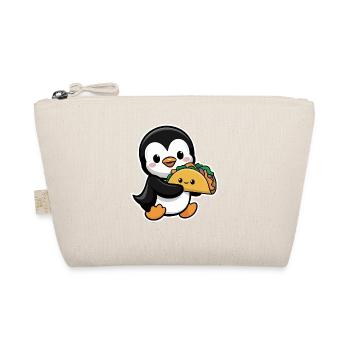 Pingouin mignon avec taco - Trousse biologique - nature - Devant