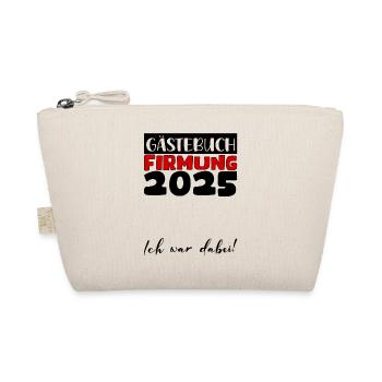 Confirmation 2025 livre d'or cadeau filles garçons - Trousse biologique - nature - Devant