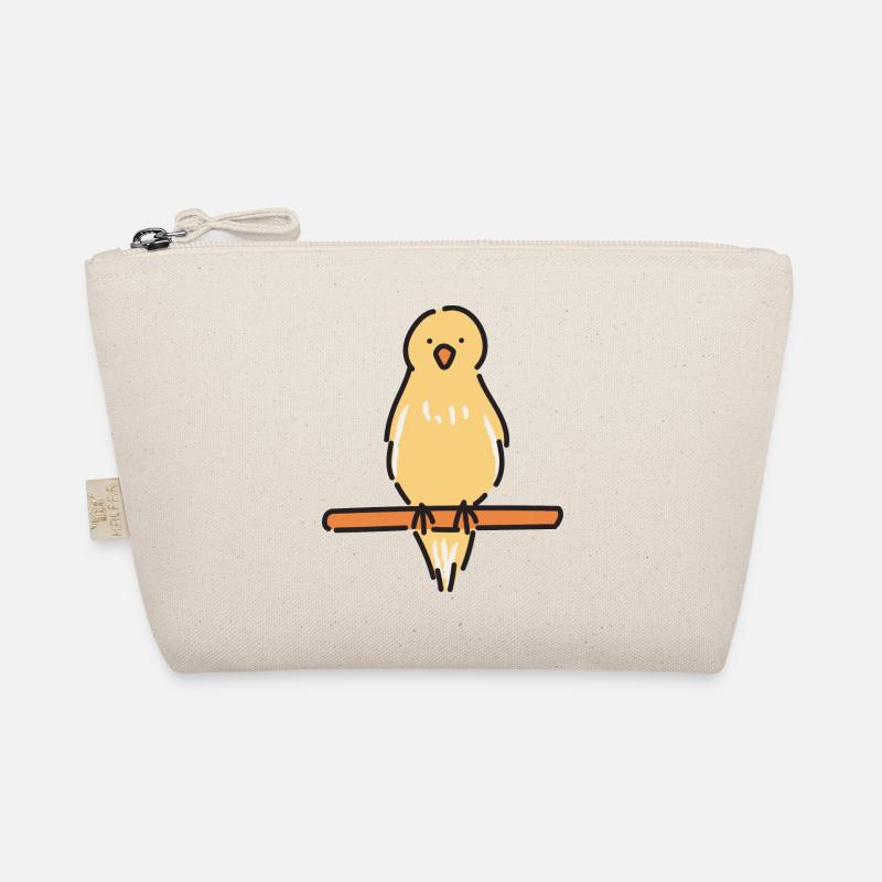 Melodischer Kanarienvogel - Bio-Täschchen - Natur