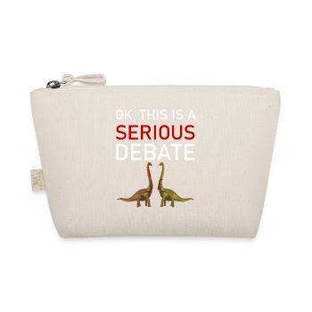 Dino cravate entreprise Meme drôle dicton tenue - Trousse biologique - nature - Devant