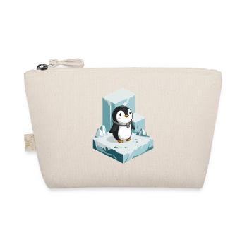 Cute Penguin On Illustration - Organic Pouch - nature - Front