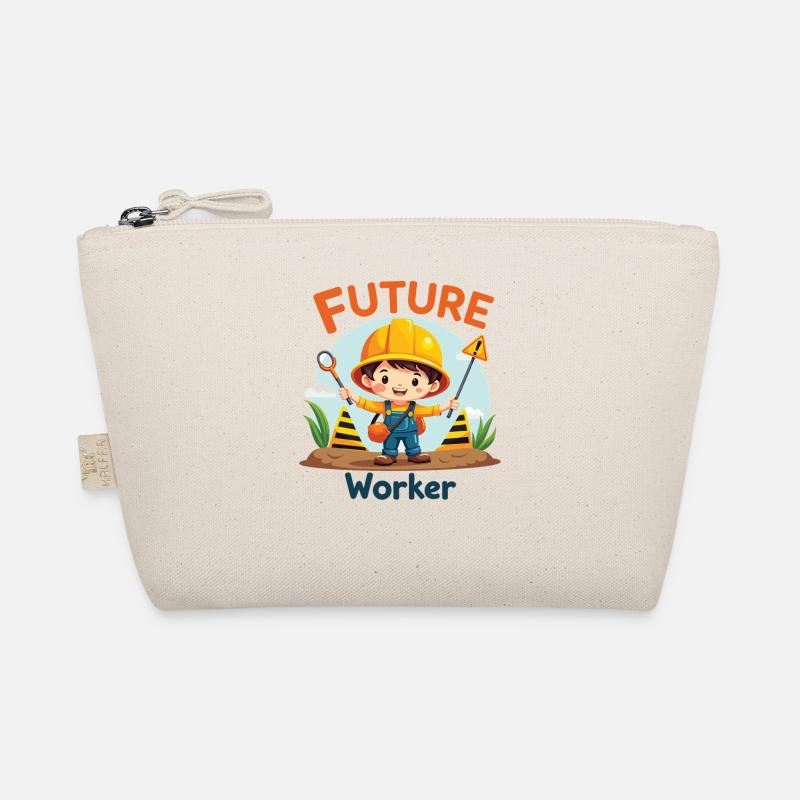 Future Worker - Conception mignonne d’ouvrier de la construction Trousse biologique