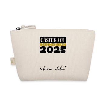 Communion 2025 Guest Book Gift Girls Boys - Organic Pouch - nature - Front