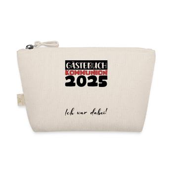 Communion 2025 Guest Book Gift Girls Boys - Organic Pouch - nature - Front
