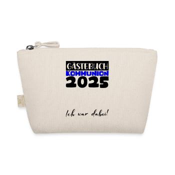 Communion 2025 Guest Book Gift Girls Boys - Organic Pouch - nature - Front