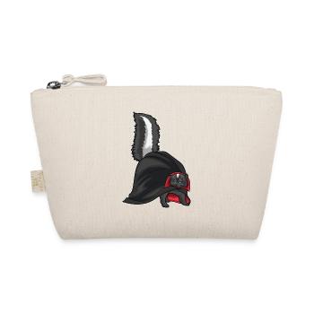 Skunk Halloween Vampire - Organic Pouch - nature - Front