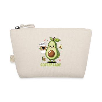 Cute Avocado Holding Coffee - Bio-Täschchen - Natur - Vorne