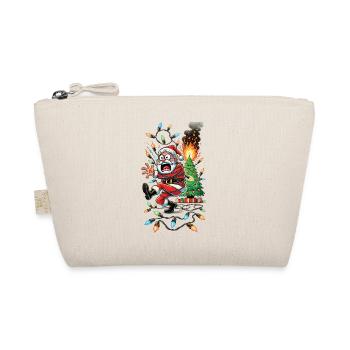 Santa Claus Electrocution Chaos Disaster - Organic Pouch - nature - Front