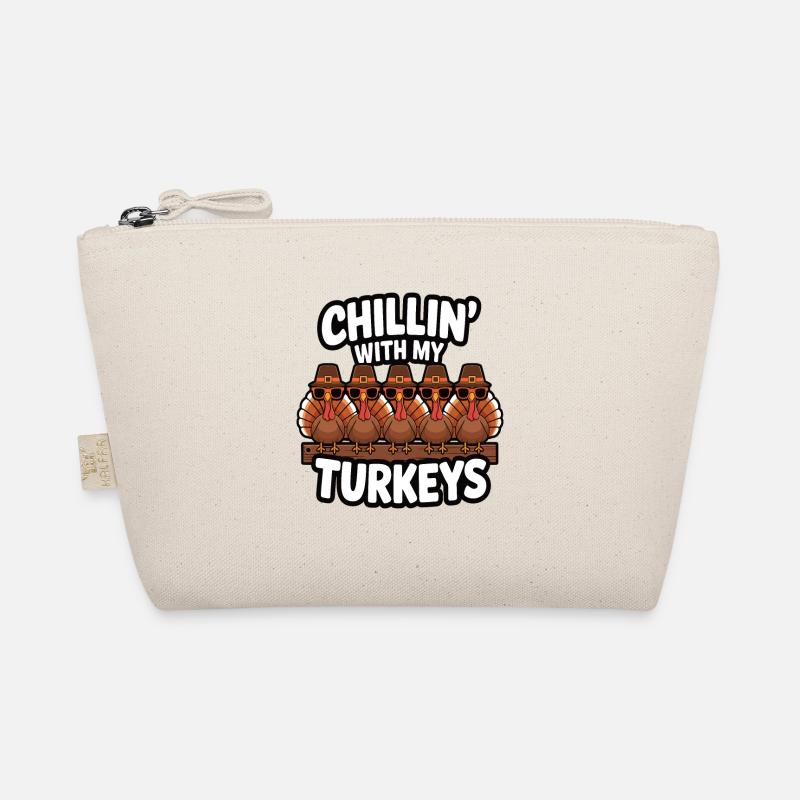 Funny Thanksgiving Turkey Organic Pouch