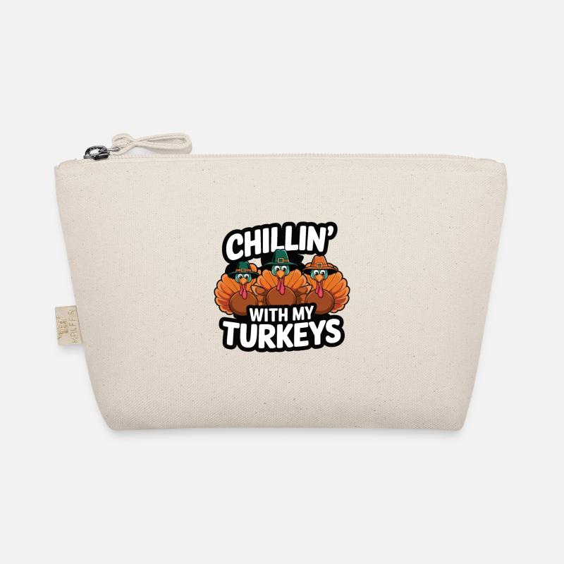 Funny Thanksgiving Turkey Organic Pouch