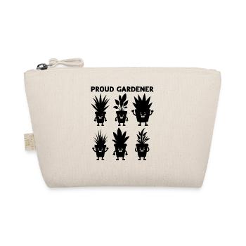 Proud Gardener - Plant Lover Funny Gardening - Organic Pouch - nature - Front
