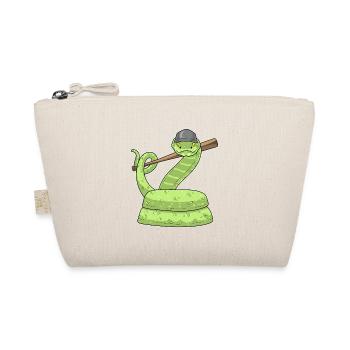 Snake Baseball Baseball Bat - Organic Pouch - nature - Front