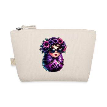 Russe Fille Matriochka Moscou avec des lunettes de soleil - Trousse biologique - nature - Devant