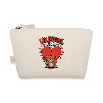 Valentine vibes for lovers on Valentine's Day - Organic Pouch - nature - Front