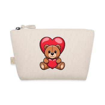 Valentine vibes for lovers on Valentine's Day - Organic Pouch - nature - Front