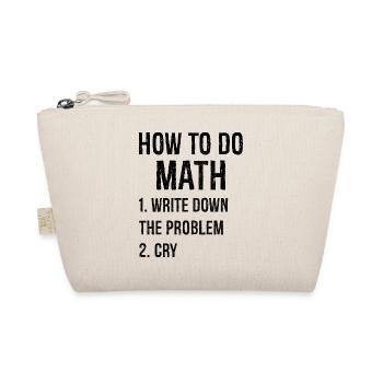how to do math - Organic Pouch - nature - Front
