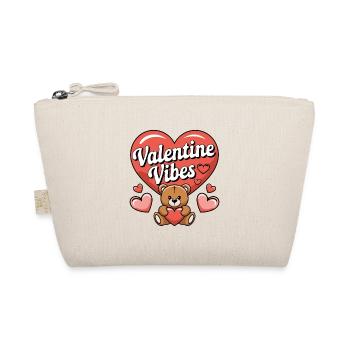 Valentine vibes for lovers on Valentine's Day - Organic Pouch - nature - Front