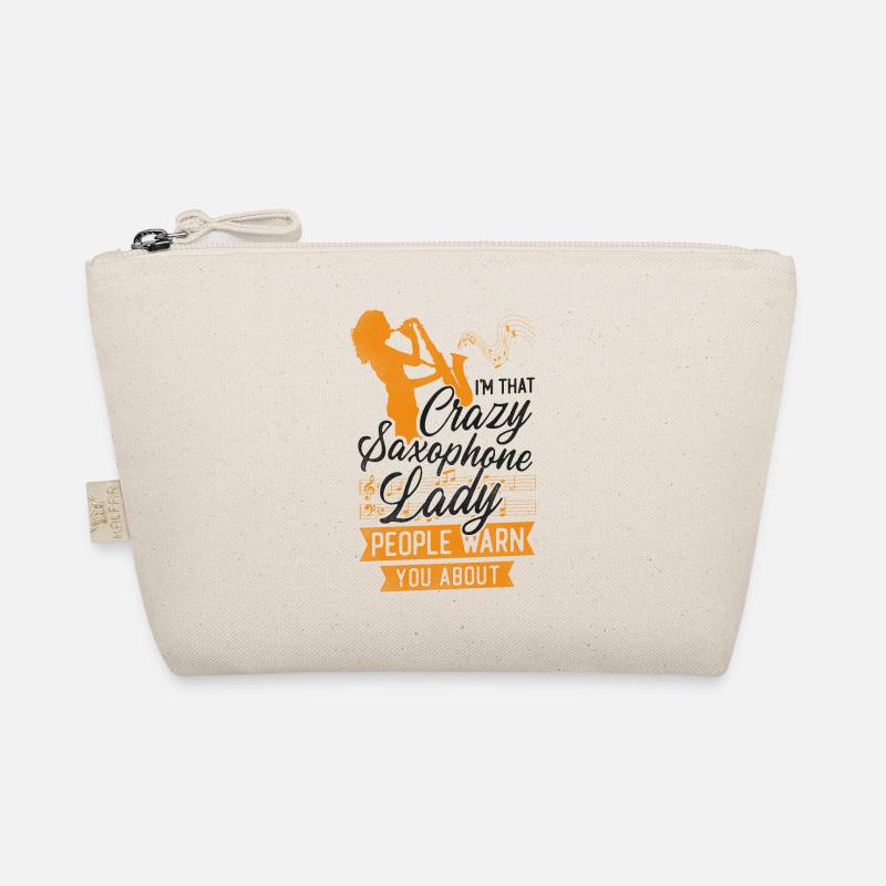 Saxophone I'm That Crazy Saxophone Bio-Täschchen