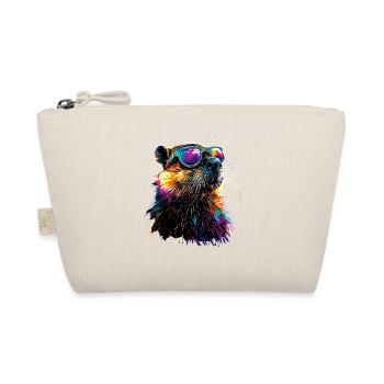 Castor Motif Castor Chuchoter Rongeurs Mignon Castor - Trousse biologique - nature - Devant