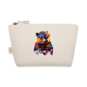 Castor Motif Castor Chuchoter Rongeurs Mignon Castor - Trousse biologique - nature - Devant