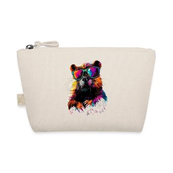 Castor Motif Castor Chuchoter Rongeurs Mignon Castor - Trousse biologique - nature - Devant