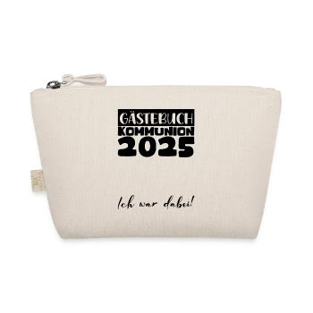 Communion 2025 Guest Book Gift Girls Boys - Organic Pouch - nature - Front
