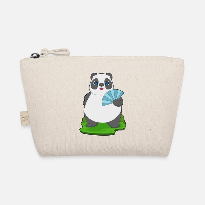 Panda Handheld Fan Organic Pouch
