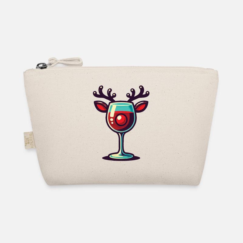 Vin de Noël avec verre à vin de renne Trousse biologique