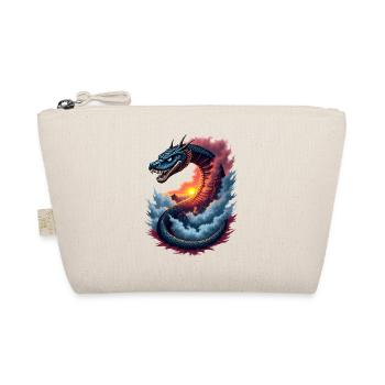 Serpent mythique avec coucher de soleil Année du Serpent 2025 - Trousse biologique - nature - Devant