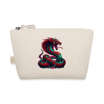 Serpent mythique avec coucher de soleil Année du Serpent 2025 - Trousse biologique - nature - Devant