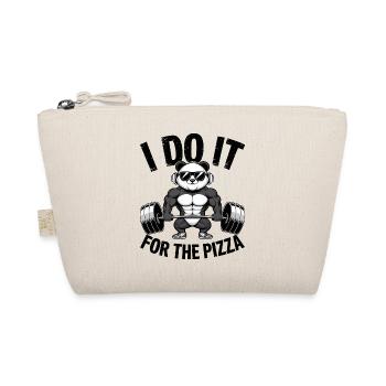 Je le fais pour le bodybuilder Pizza Barbell - Trousse biologique - nature - Devant