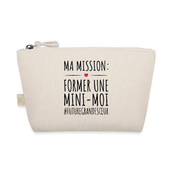 cadeau annonce grossesse future grande soeur - Trousse biologique - nature - Devant