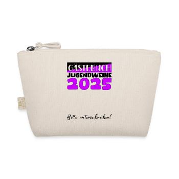 Jugendweihe 2025 Guestbook Gift Girls Boys - Organic Pouch - nature - Front