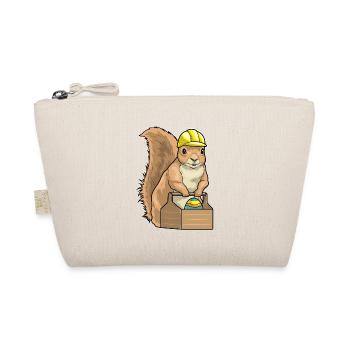 Eichhörnchen Ostern Handwerker - Bio-Täschchen - Natur - Vorne