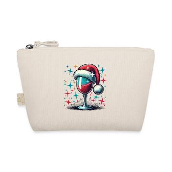 Verre à vin de Noël avec une touche festive - Trousse biologique - nature - Devant
