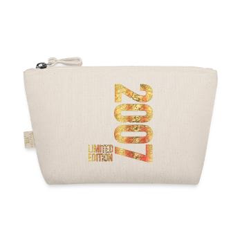 18th Birthday Boy Gift Limited Edition 2007 - Organic Pouch - nature - Front