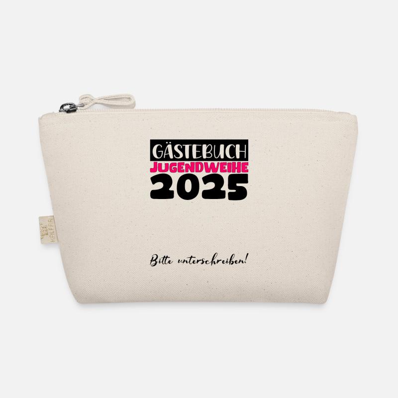 Jugendweihe 2025 Gästebuch Geschenk Mädchen Jungen Bio-Täschchen