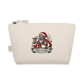 Joyeux Noël Père Noël Cigares - Trousse biologique - nature - Devant
