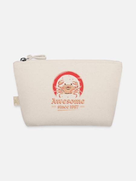 Cancer Zodiaque Anniversaire Depuis 1987 Grand - Trousse biologique - nature - Devant