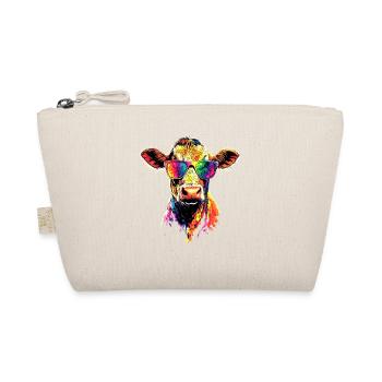 Cow Farmer Beef Milk Vegan Calf Cow Farm Cows - Organic Pouch - nature - Front