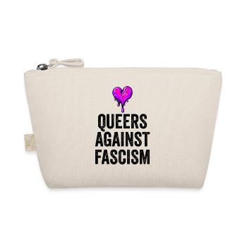 Queers against fascism - Bio-Täschchen - Natur - Vorne