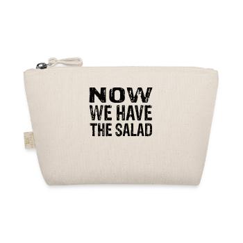 Now We Have The Salad Funny Statement Motif - Organic Pouch - nature - Front