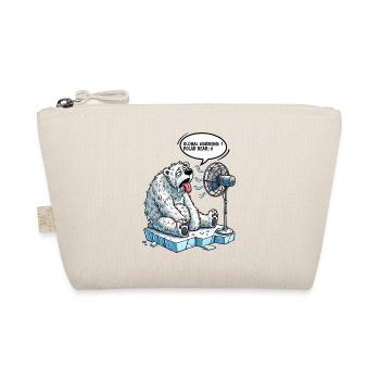réchauffement climatique ours polaire drôle climat design - Trousse biologique - nature - Devant