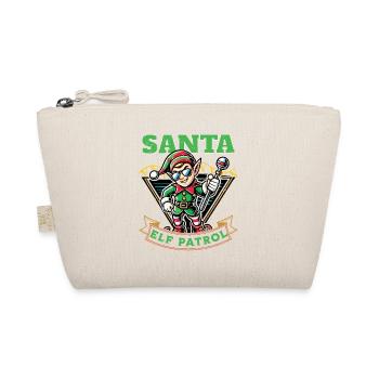 Santa Elf Patrol Christmas Adventure - Organic Pouch - nature - Front
