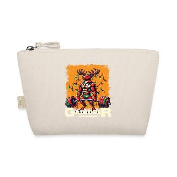 weChristmassy Gaindeer Muscleman Gym Humour - Trousse biologique - nature - Devant
