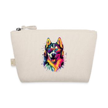 Husky Hunde Liebhaber Hund Liebe Siberian Huskys - Bio-Täschchen - Natur - Vorne